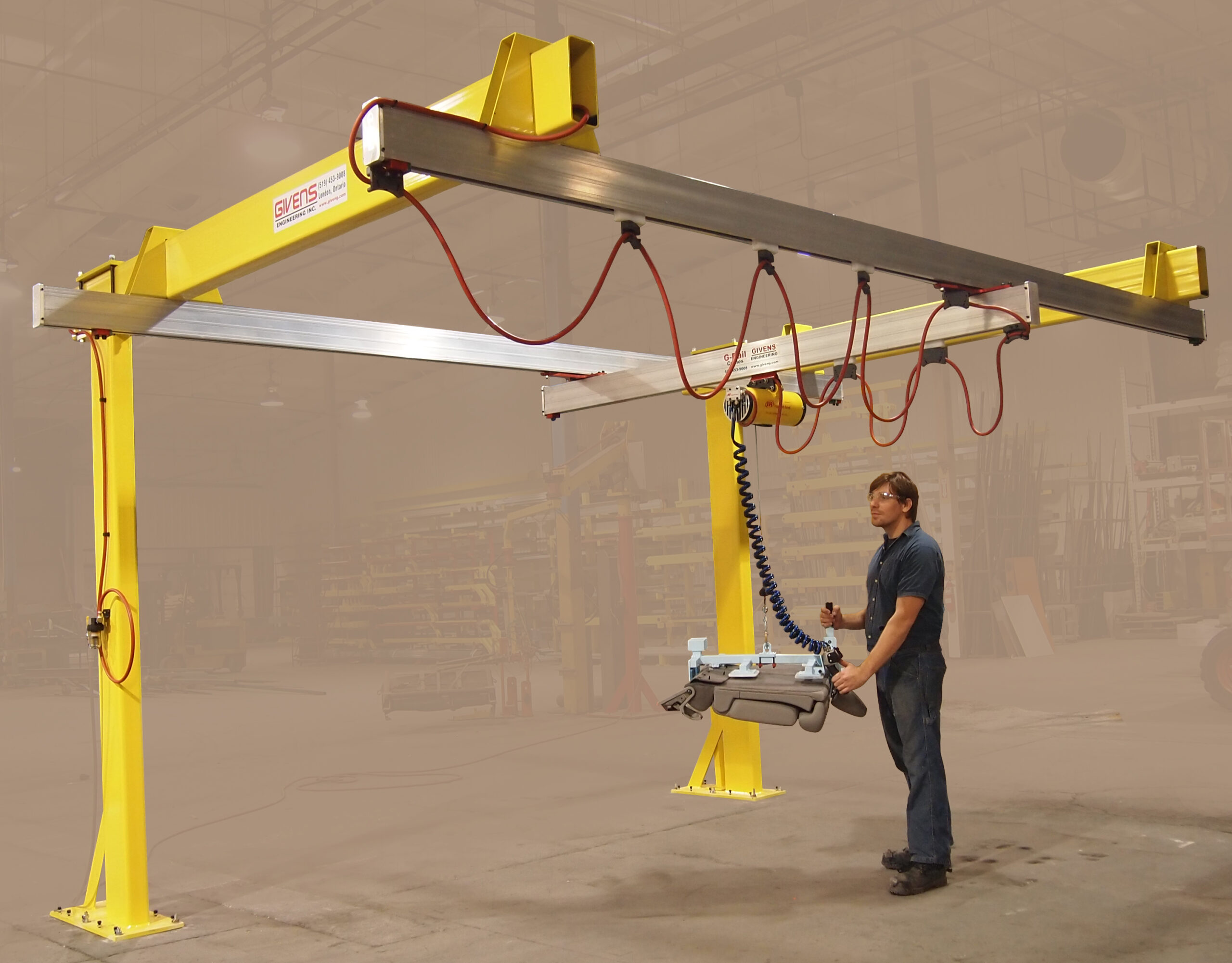Cantilevered Cranes
